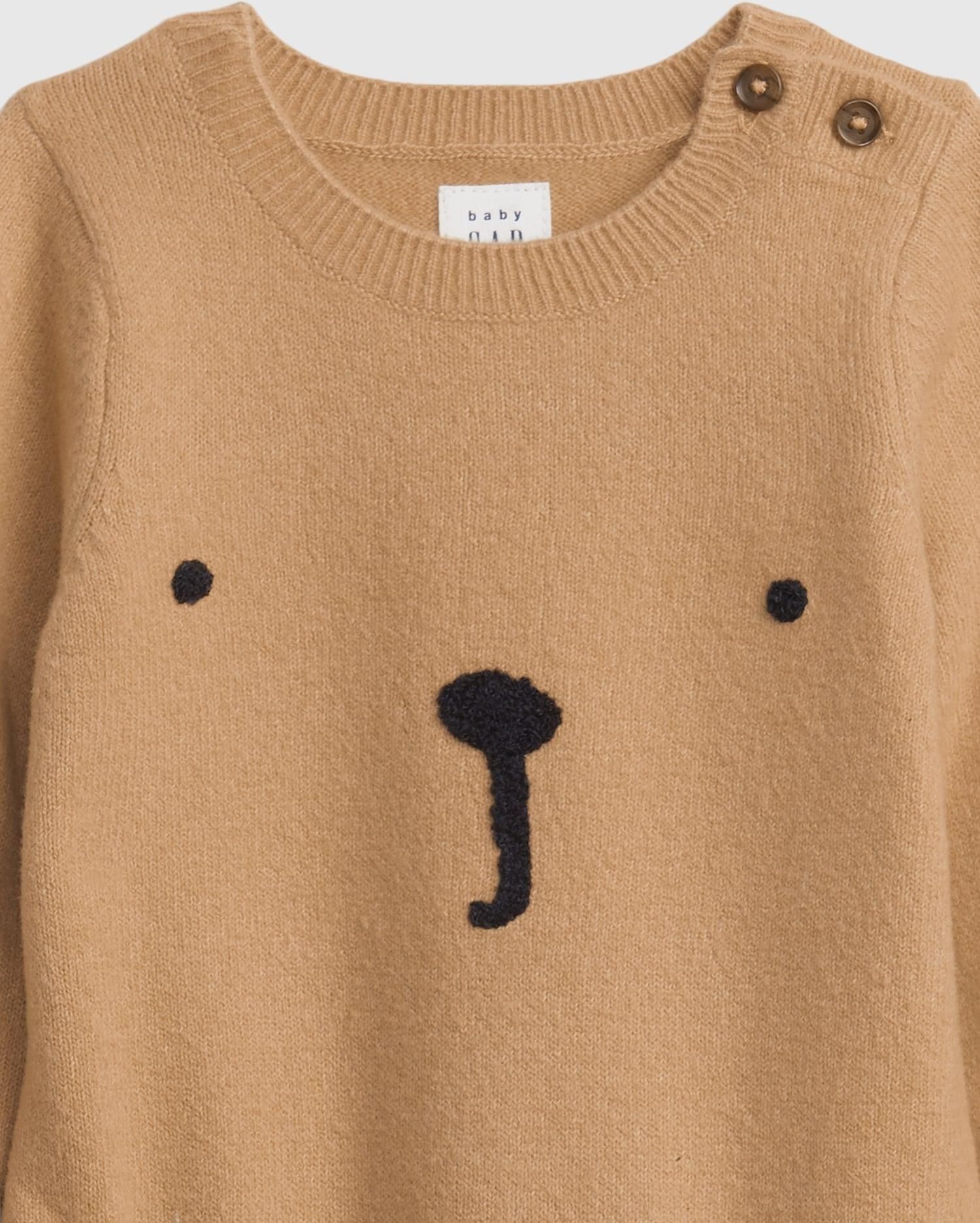 Hnědý klučičí overal swearer bear one peace - 68-80 - obrázek 3