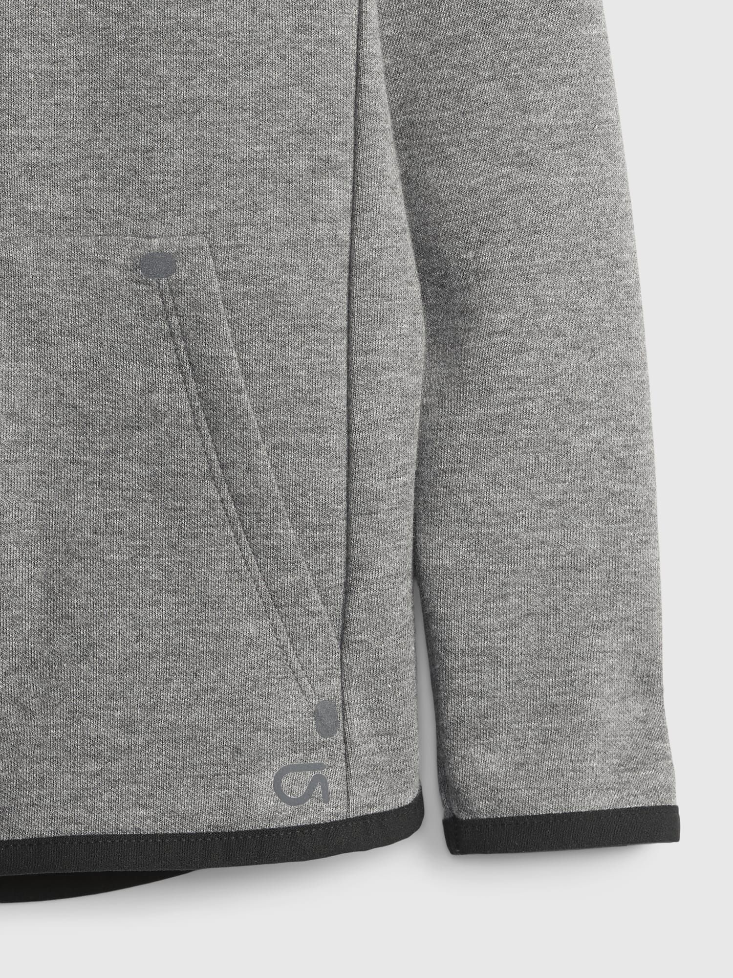 Šedá klučičí mikina GapFit ech hoodie - 80-86 - obrázek 3