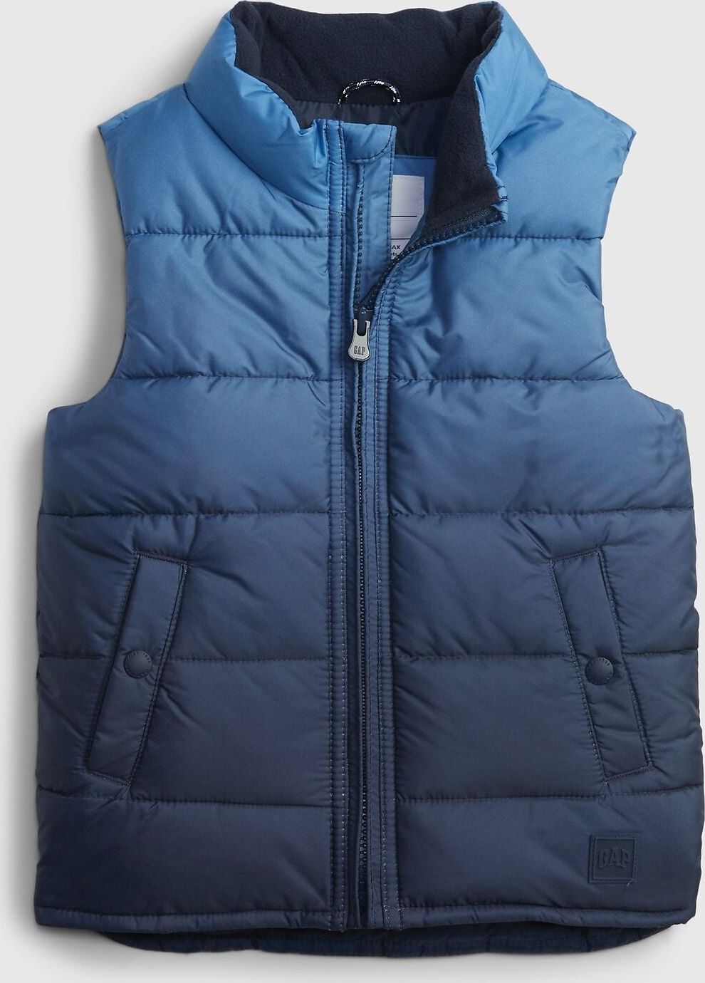 Modrá klučičí bunda warmest vest - 80-86 - obrázek 1