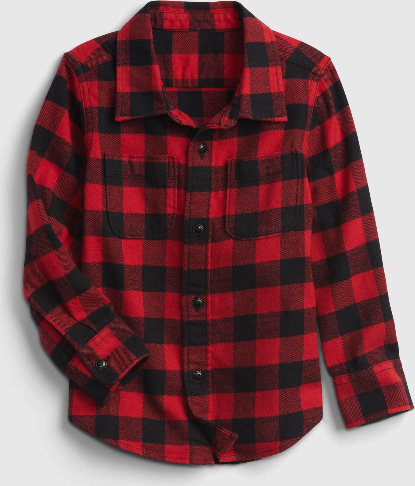 Červená klučičí košile long sleeve flannel - 80-86 - obrázek 1