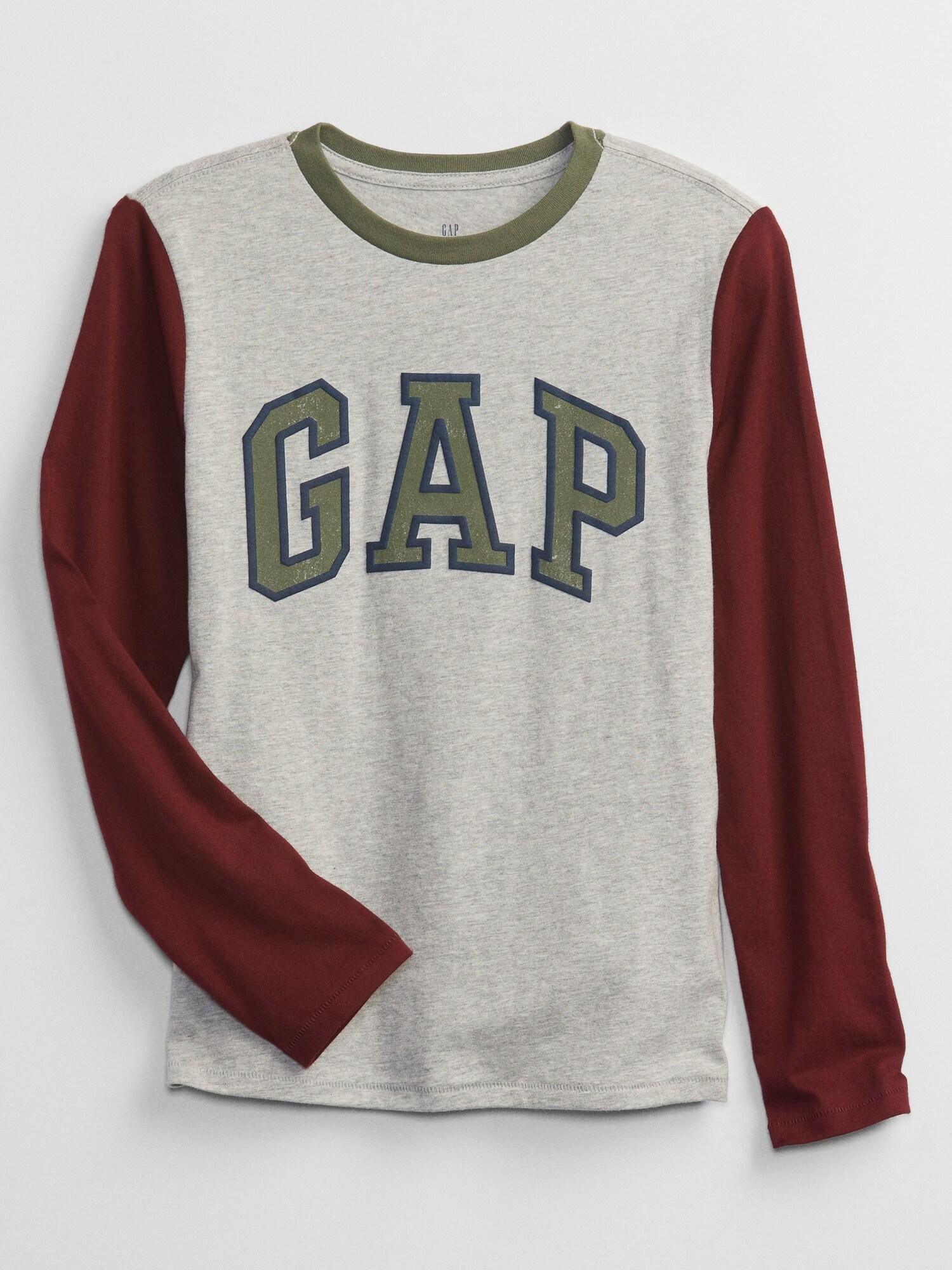 Šedé klučičí tričko GAP Logo - 98-110 - obrázek 1