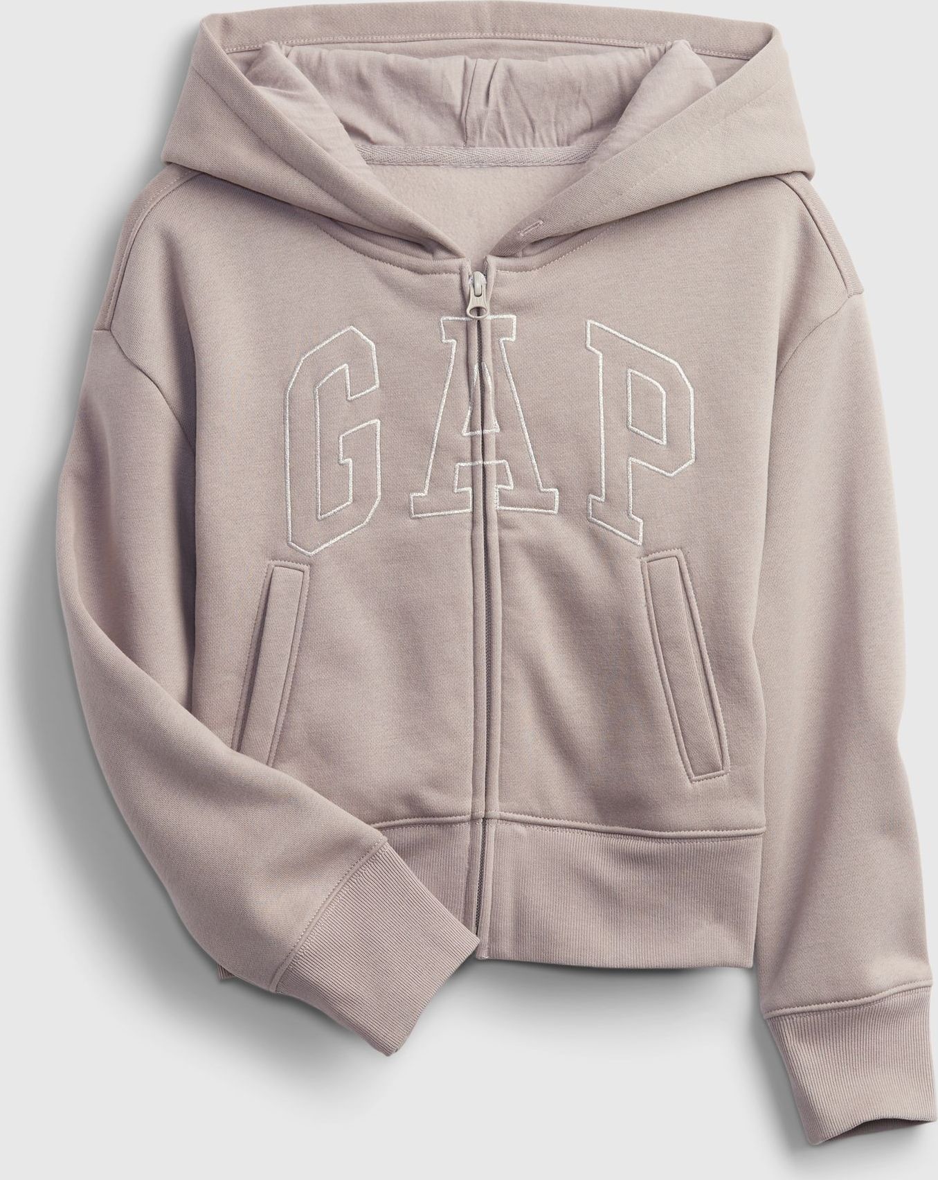 Béžová holčičí mikina GAP Logo hoodie - 98-110 - obrázek 1