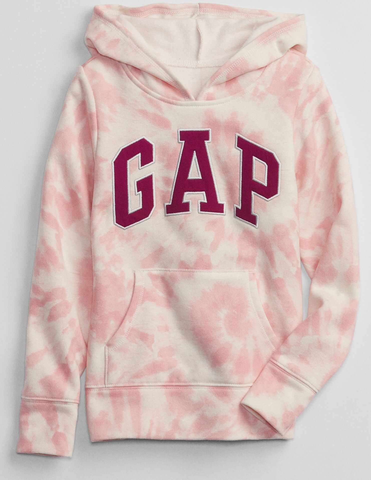 Růžová holčičí mikina GAP Logo pocket - 98-110 - obrázek 1