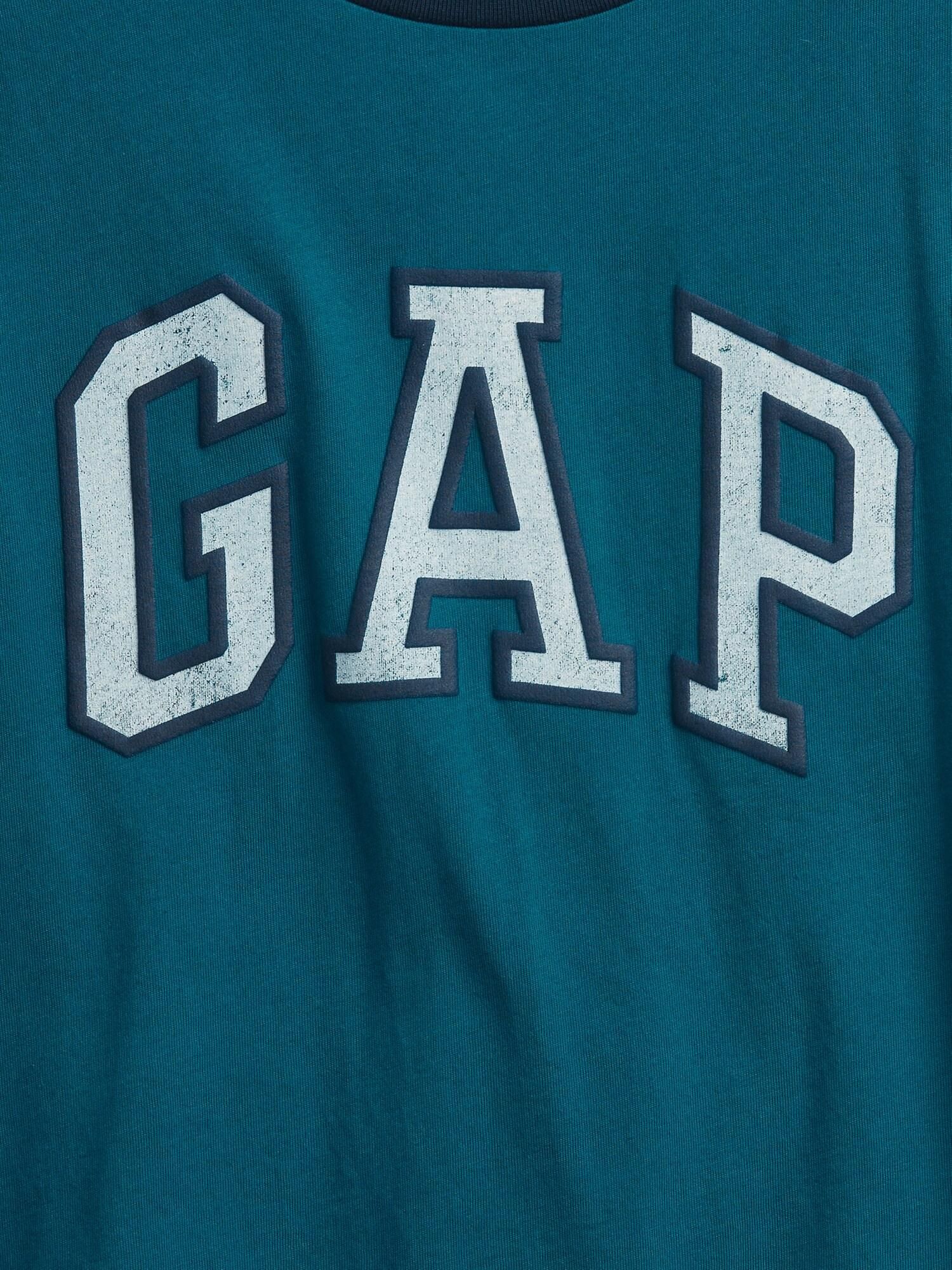 Žluté klučičí tričko GAP Logo long sleeve - 98-110 - obrázek 3