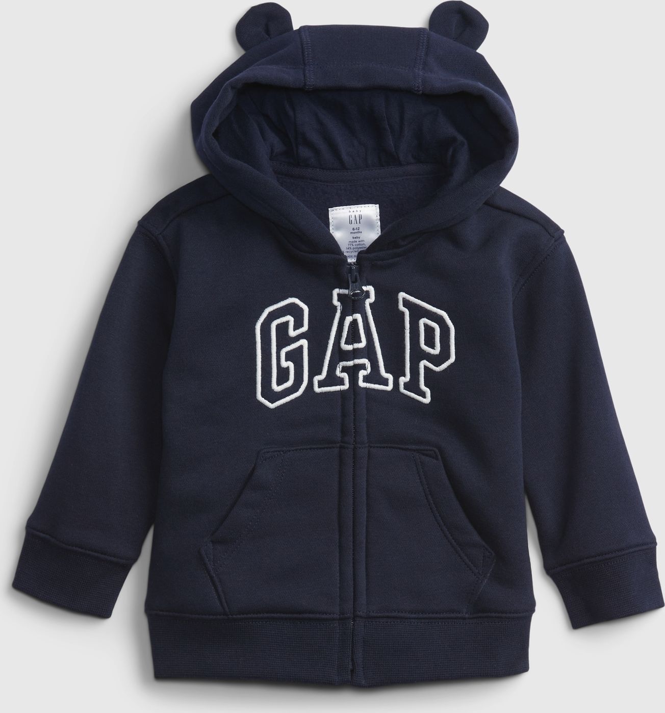 Modrá klučičí mikina GAP logo fleece - 62-68 - obrázek 1
