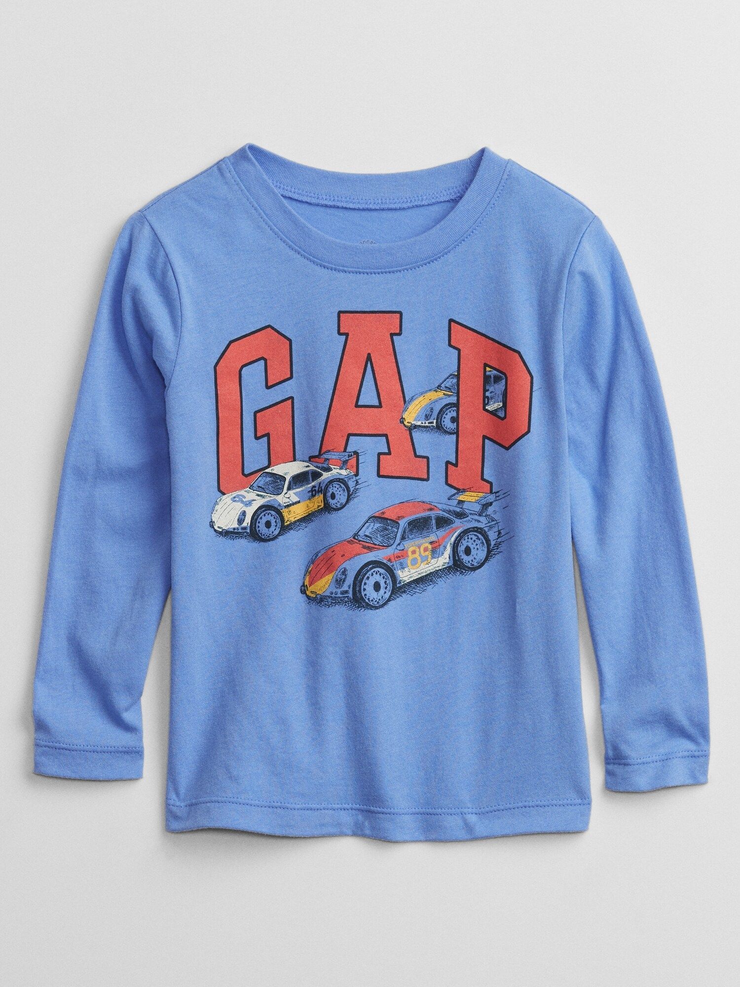 Modré klučičí tričko GAP Logo graphic t-shirt - 80-86 - obrázek 1