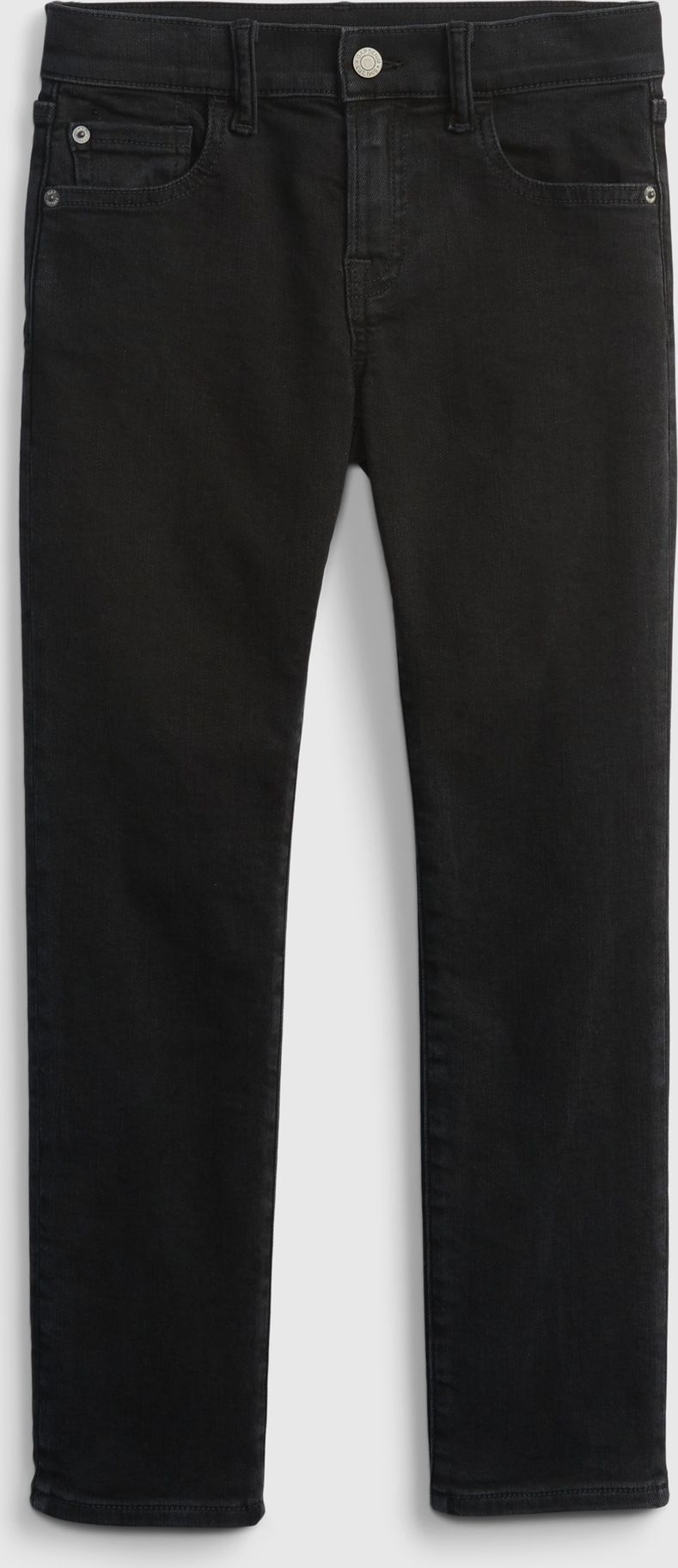 GAP Soft Wear Slim Straight Jeans dětské Černá - 110 - obrázek 1