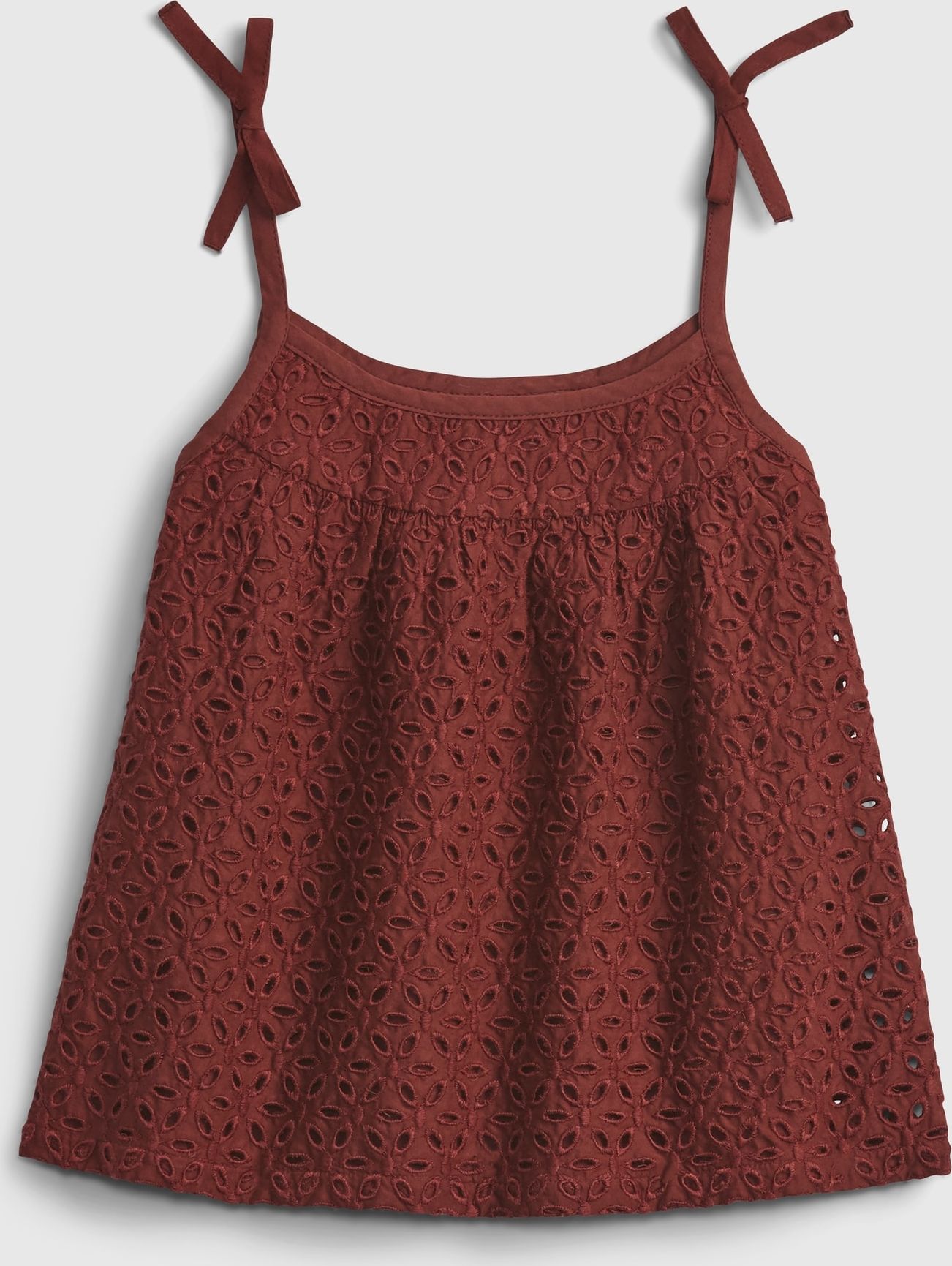 GAP Strappy Eyelet Tílko Červená - 98-110 - obrázek 1