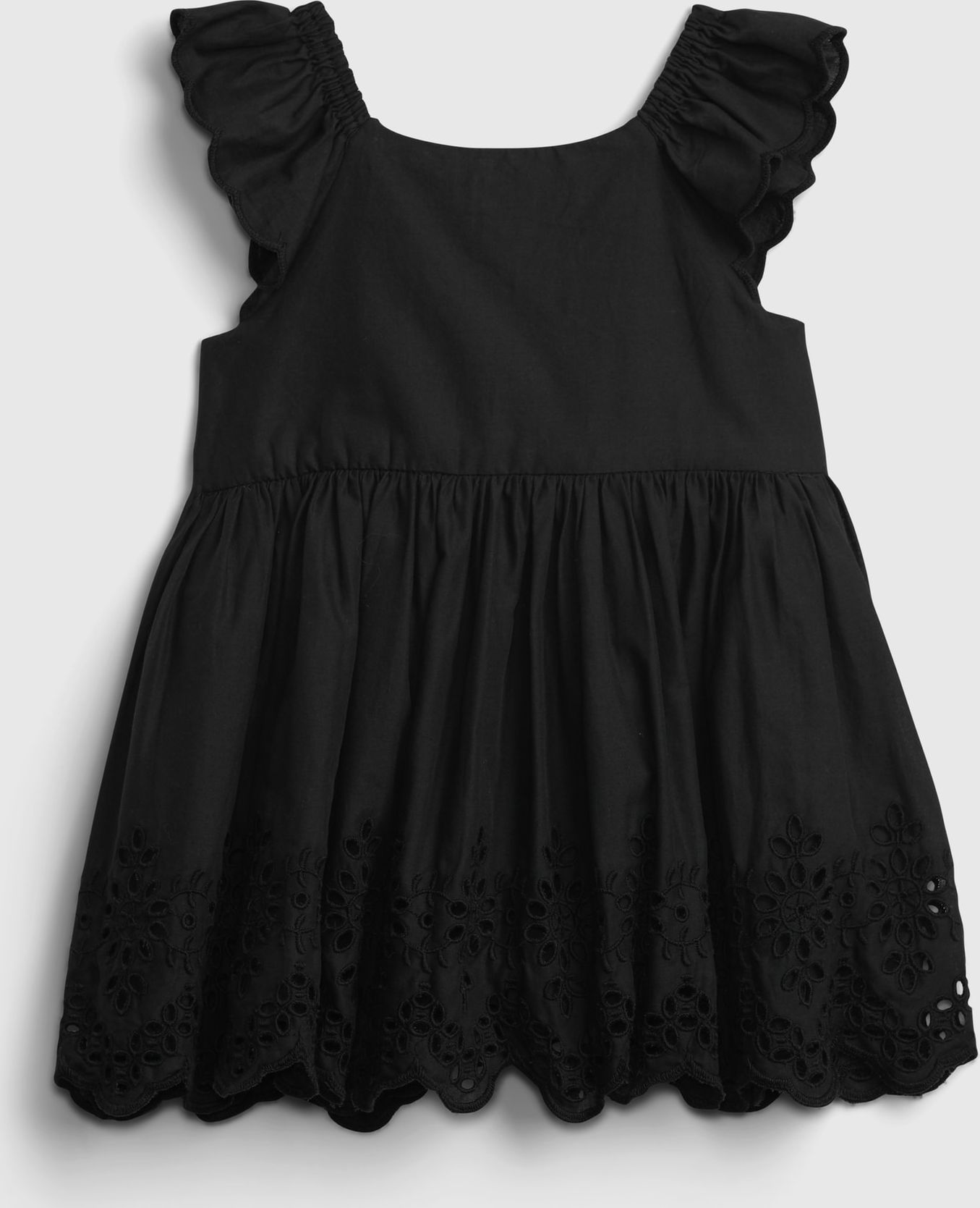 GAP July Eyelet Šaty dětské Černá - 50-62 - obrázek 2