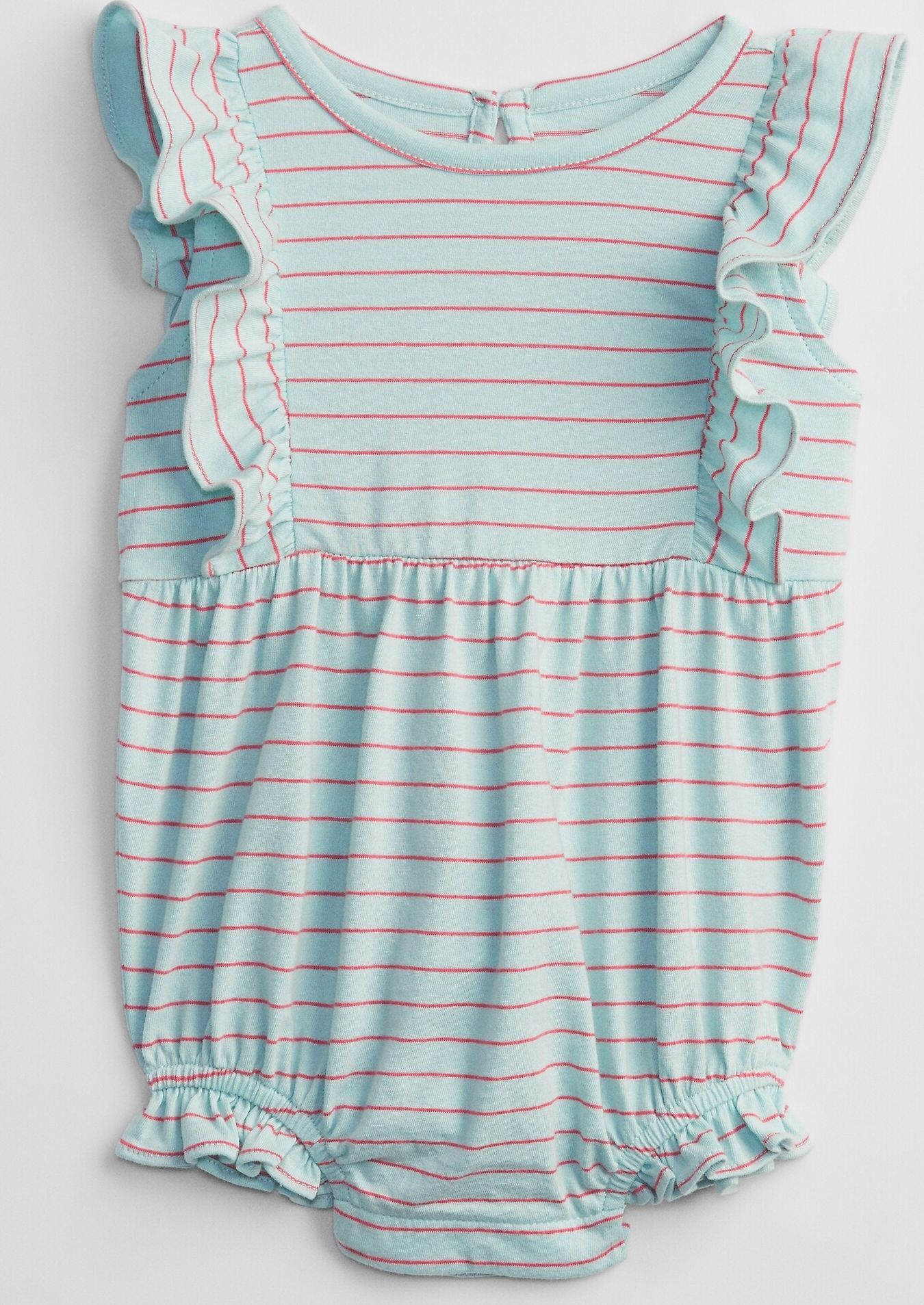 GAP Stripe Bubble Body dětské Modrá - 62-68 - obrázek 1