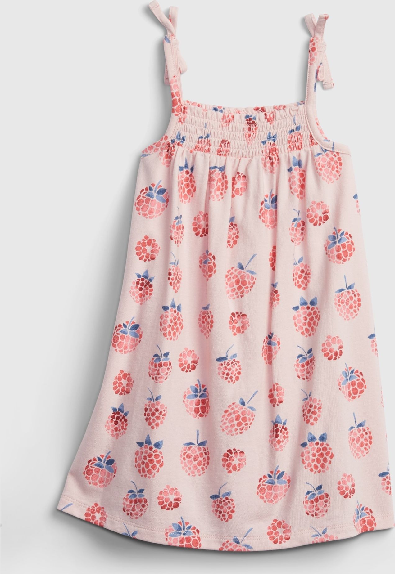 GAP Tie Smock Šaty dětské Růžová - 80-86 - obrázek 2