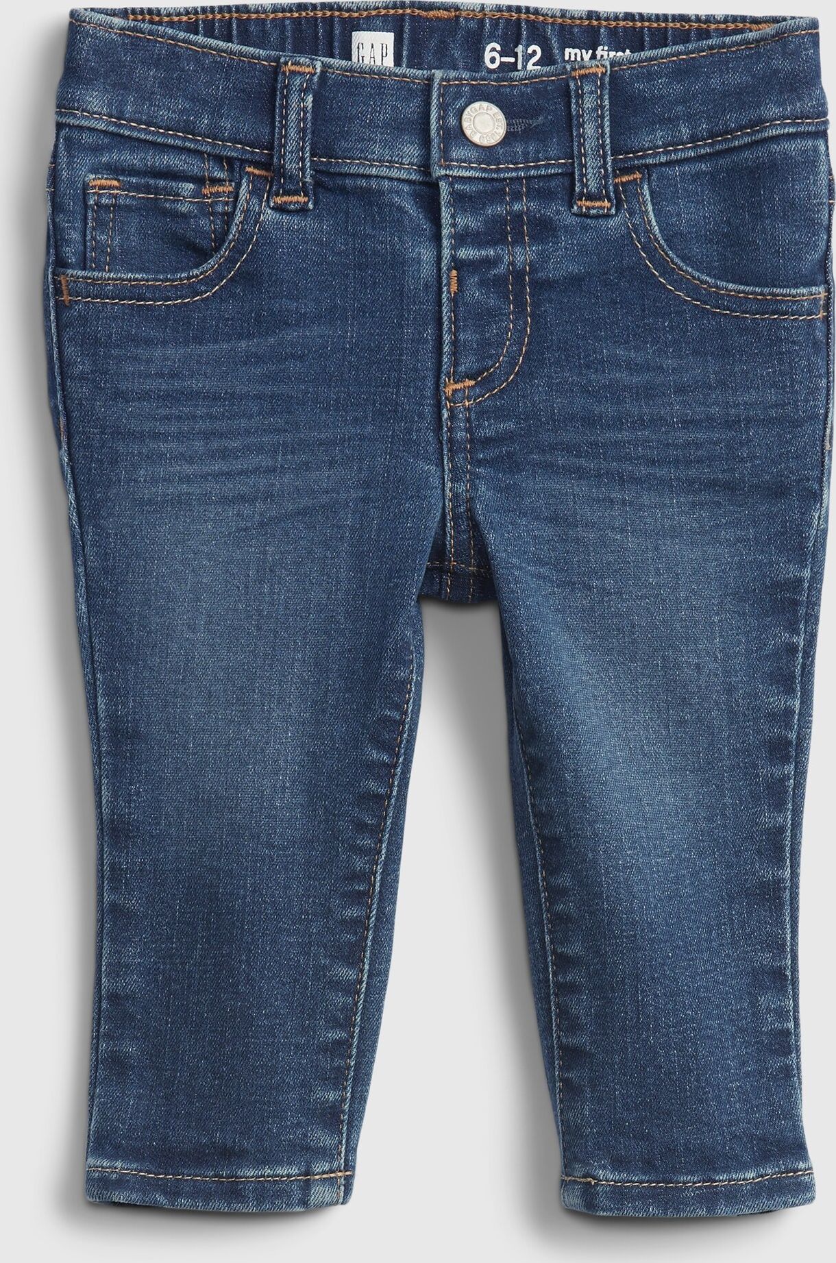 GAP Gen Good Skinny Jeans dětské Modrá - 50-62 - obrázek 1
