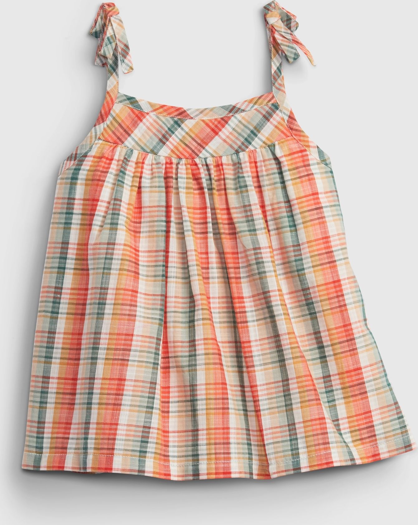 GAP Ruffle Woven Tílko dětské Červená Vícebarevná - 86-92 - obrázek 1