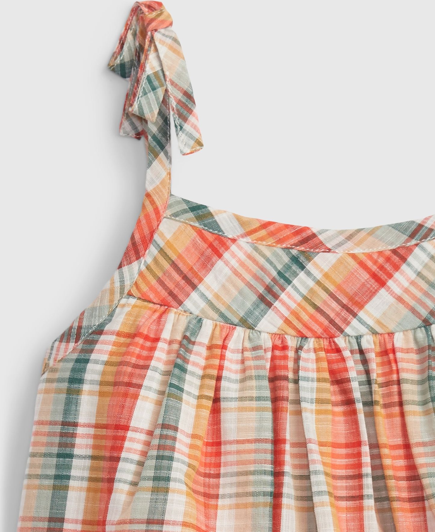 GAP Ruffle Woven Tílko dětské Červená Vícebarevná - 86-92 - obrázek 3