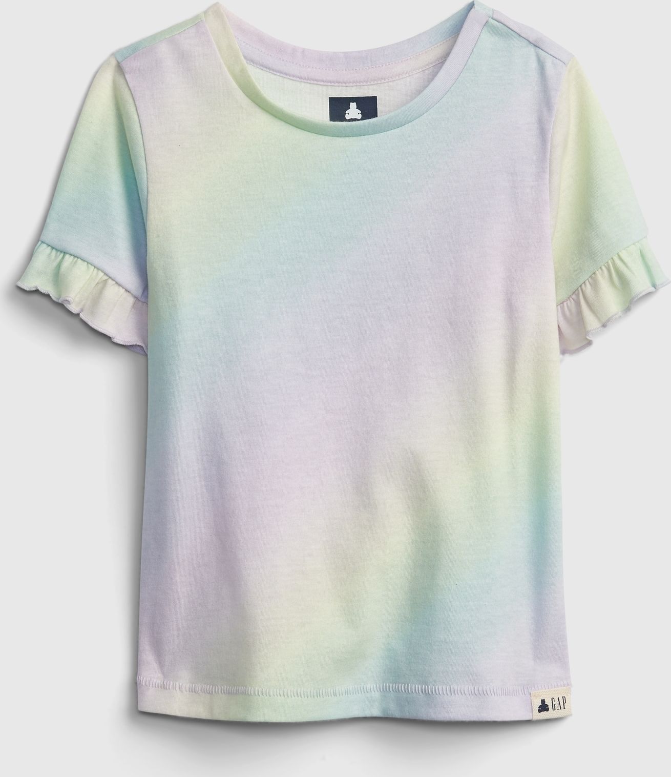 Barevný holčičí dětské top pocket wash effect t-shirt GAP - 86-92 - obrázek 1