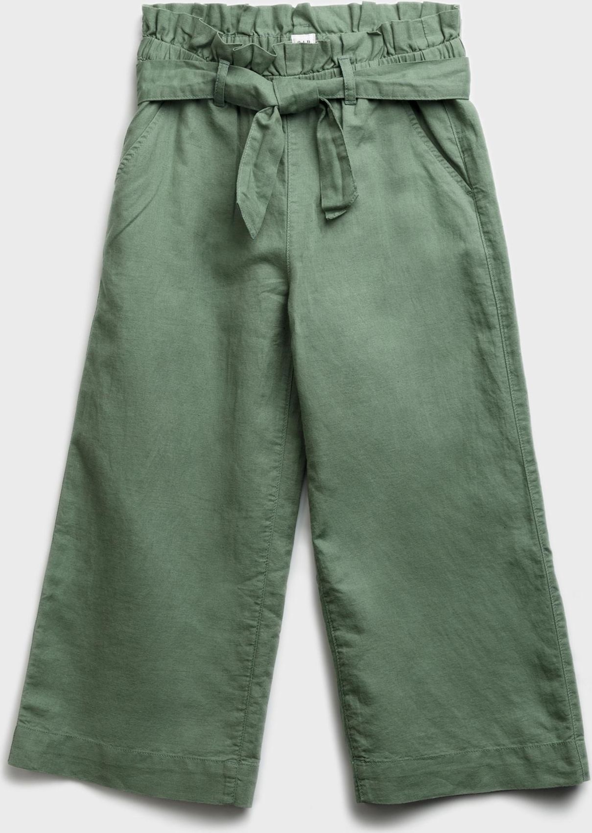 GAP Belted Kalhoty dětské Zelená - 98-110 - obrázek 1