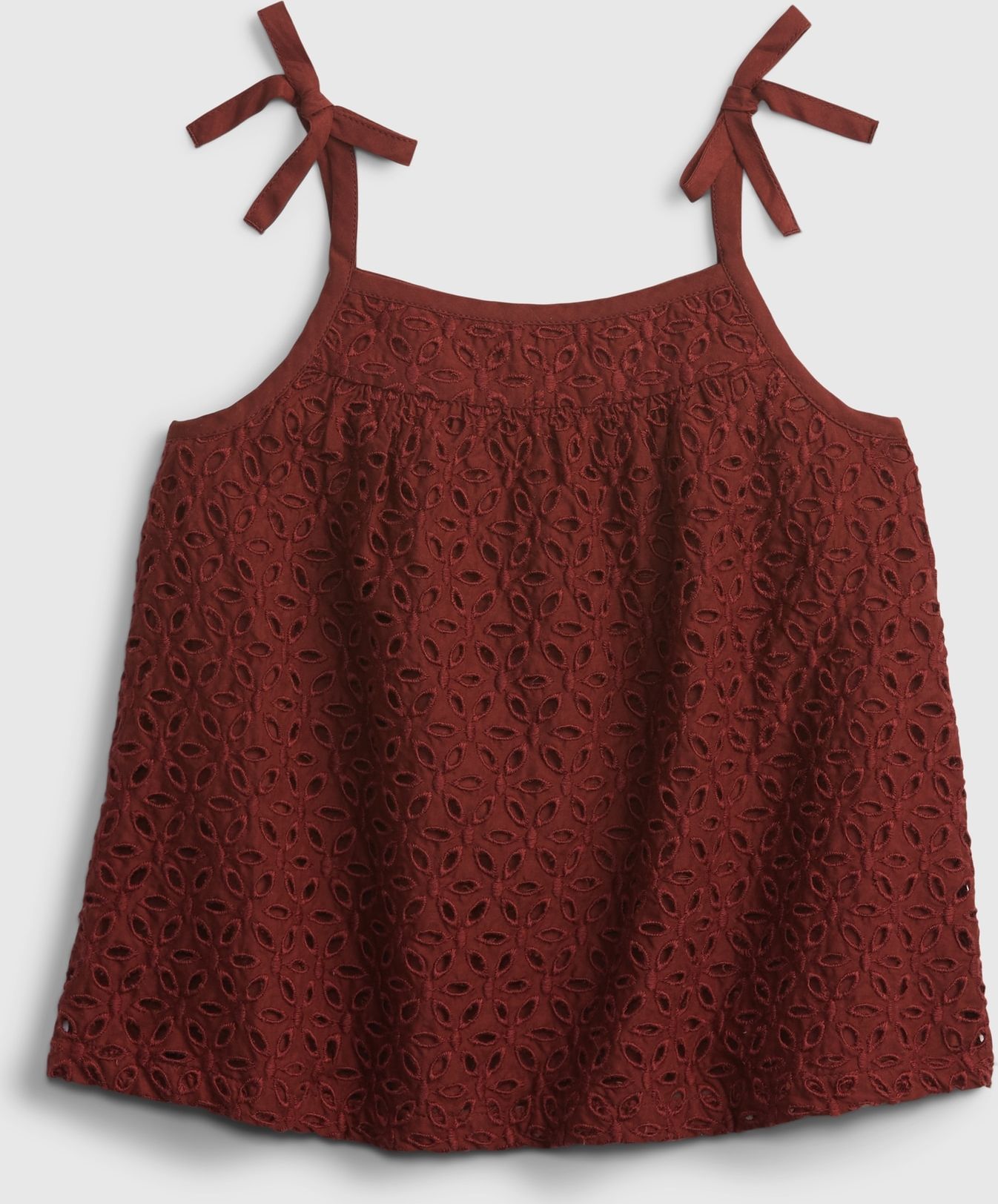 GAP Ruffle Woven Tílko dětské Červená - 80-86 - obrázek 1