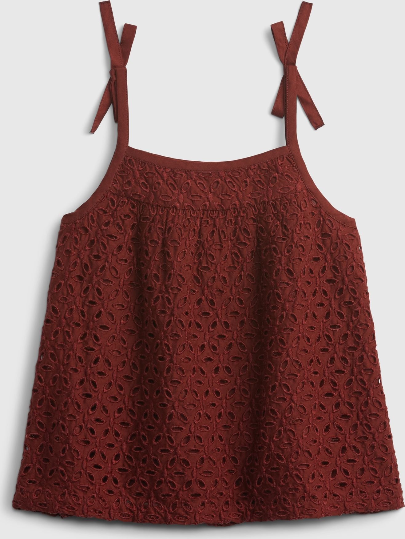 GAP Ruffle Woven Tílko dětské Červená - 80-86 - obrázek 2