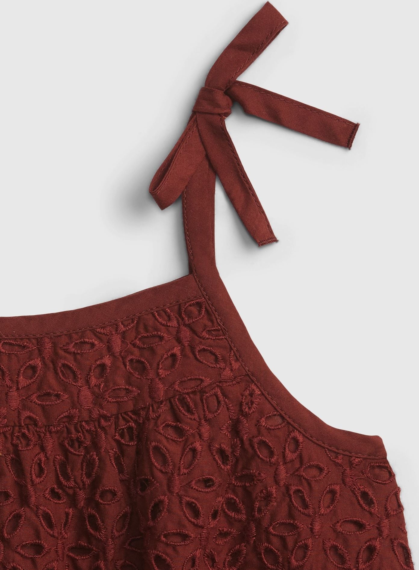GAP Ruffle Woven Tílko dětské Červená - 80-86 - obrázek 3