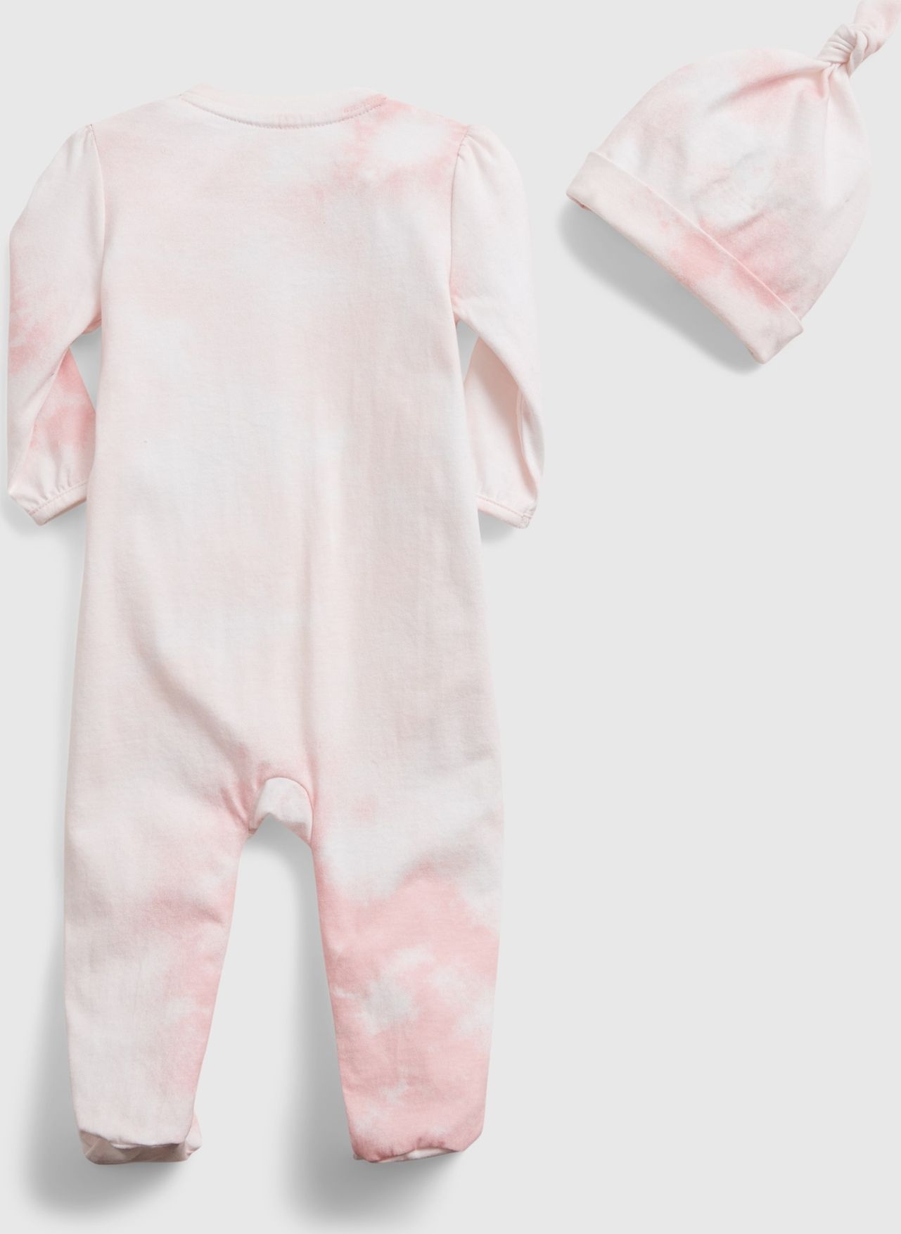 Růžový holčičí baby overal 100% organic cotton first favorite tie-dye one-piece GAP - 50-62 - obrázek 2