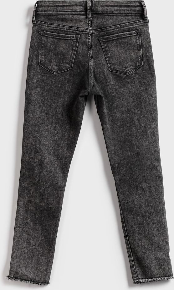 Černé holčičí dětské džíny high-rise skinny ankle legging GAP - 110 - obrázek 2