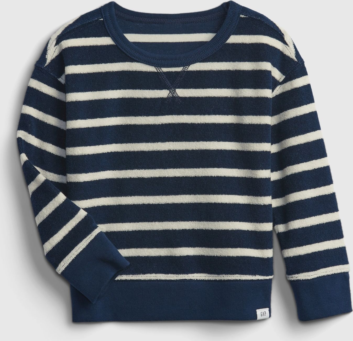 Modrá klučičí dětská mikina crewneck sweatshirt - 92 - obrázek 1