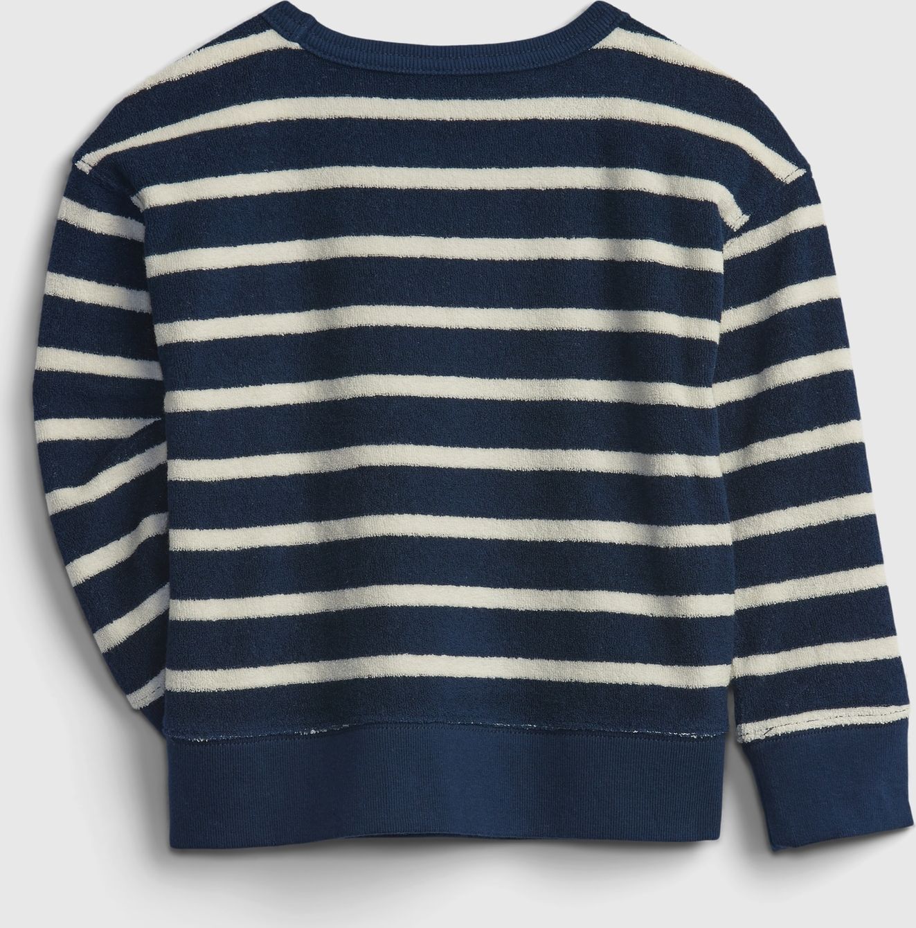 Modrá klučičí dětská mikina crewneck sweatshirt - 92 - obrázek 2