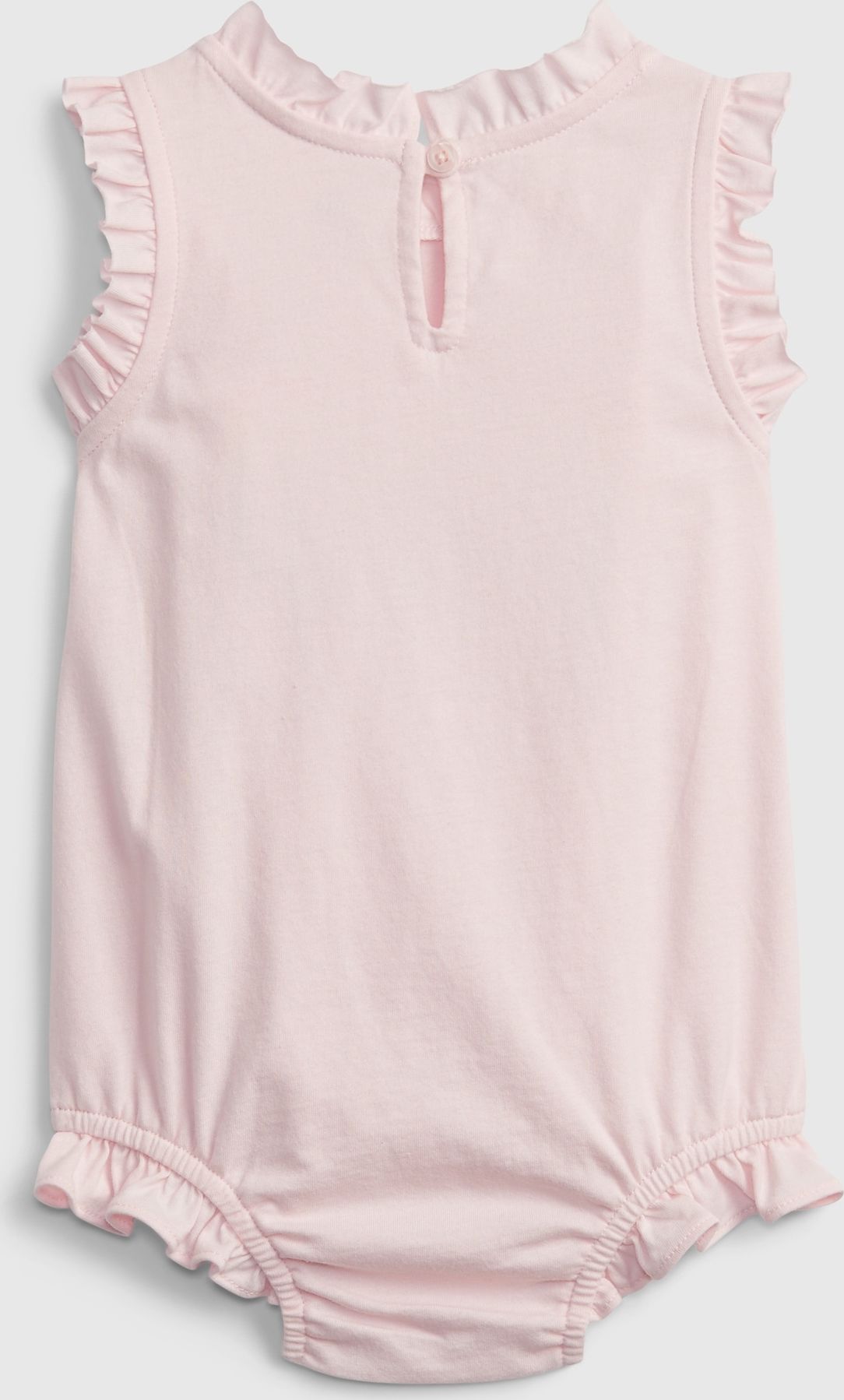 Růžové holčičí baby body GAP Logo arch suit - 62-68 - obrázek 2