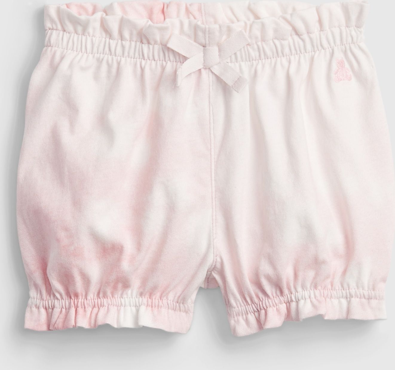 Růžové holčičí baby kraťasy 100% organic cotton mix and match pull-on shorts - 68-80 - obrázek 1
