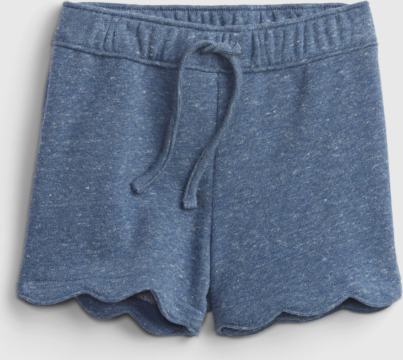 Modré holčičí dětské kraťasy scalloped pull-on shorts - 80-86 - obrázek 1
