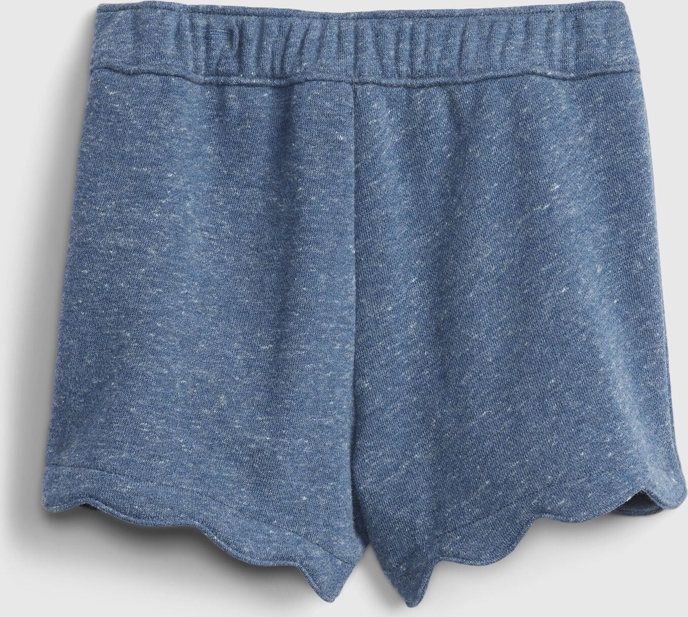 Modré holčičí dětské kraťasy scalloped pull-on shorts - 80-86 - obrázek 2