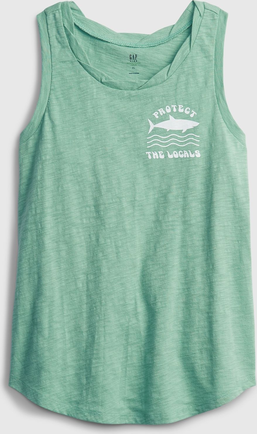 Dětské tílko graphic tank Zelená - XS - obrázek 1