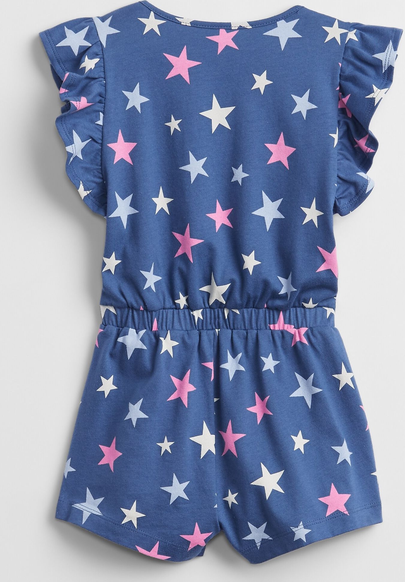 GAP Ruffle Romper Overal dětský Modrá - 12-18M - obrázek 2