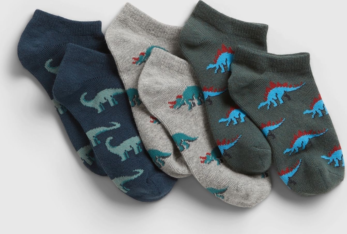 Dětské ponožky dinosourians socks, 3 páry Barevná - S - obrázek 1