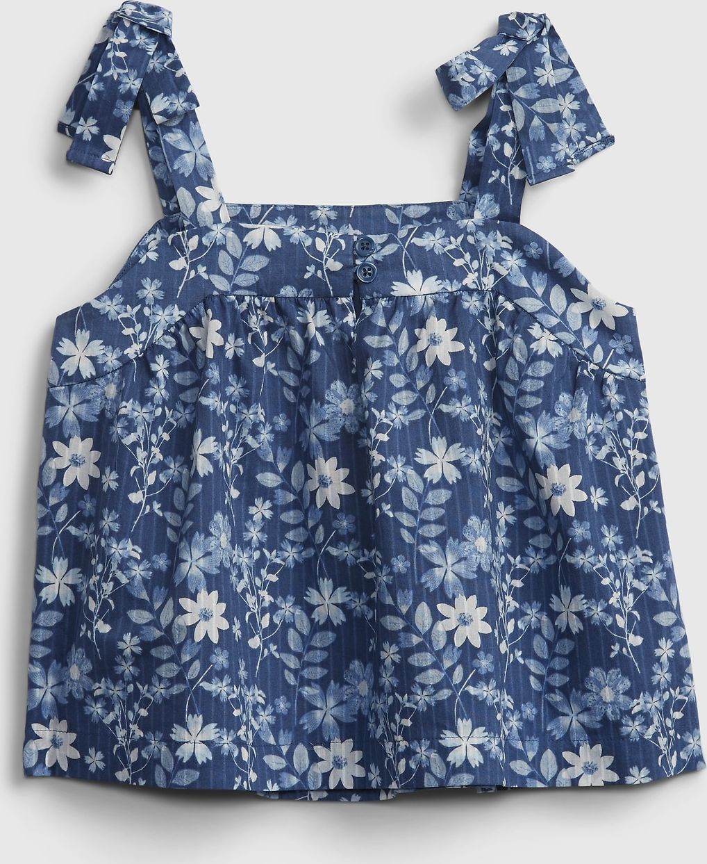 Dětský top floral Modrá - S - obrázek 2