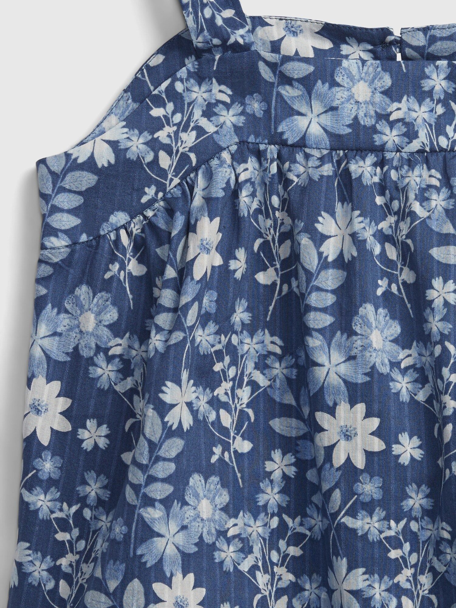 Dětský top floral Modrá - S - obrázek 3