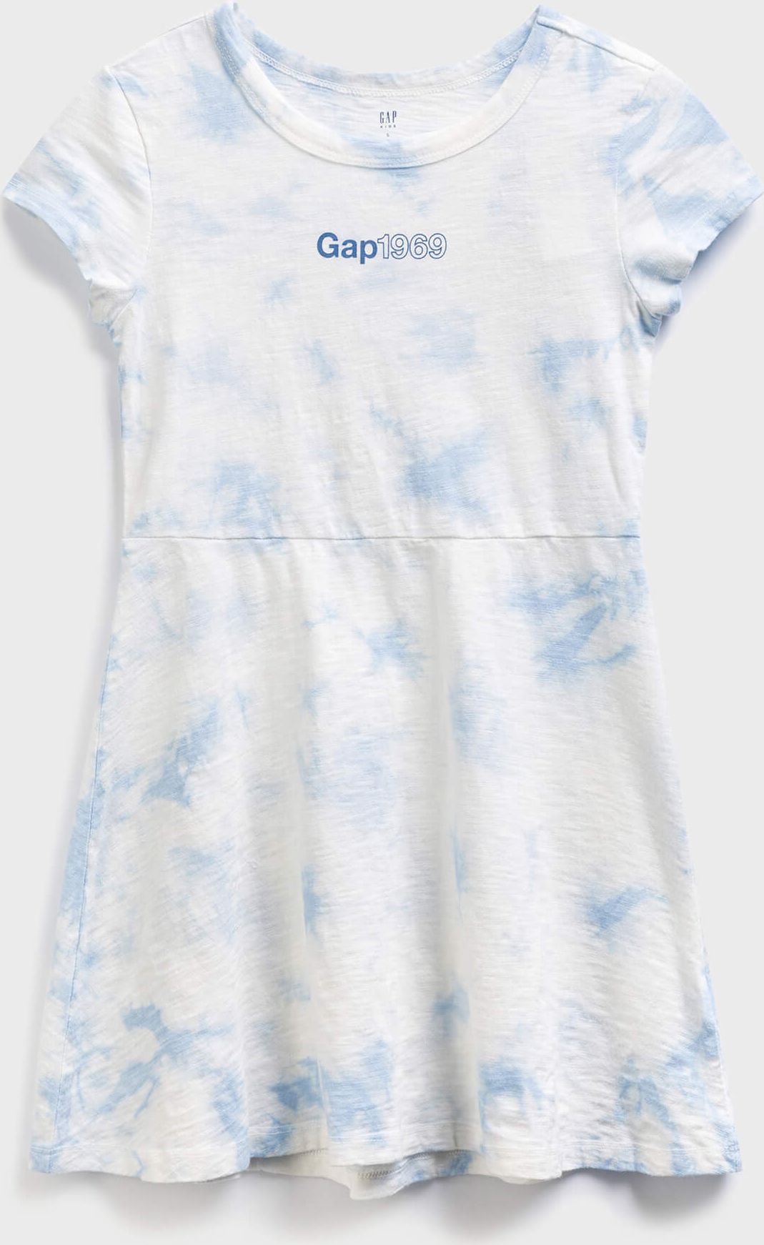 GAP Logo Šaty dětské Bílá - XS - obrázek 1