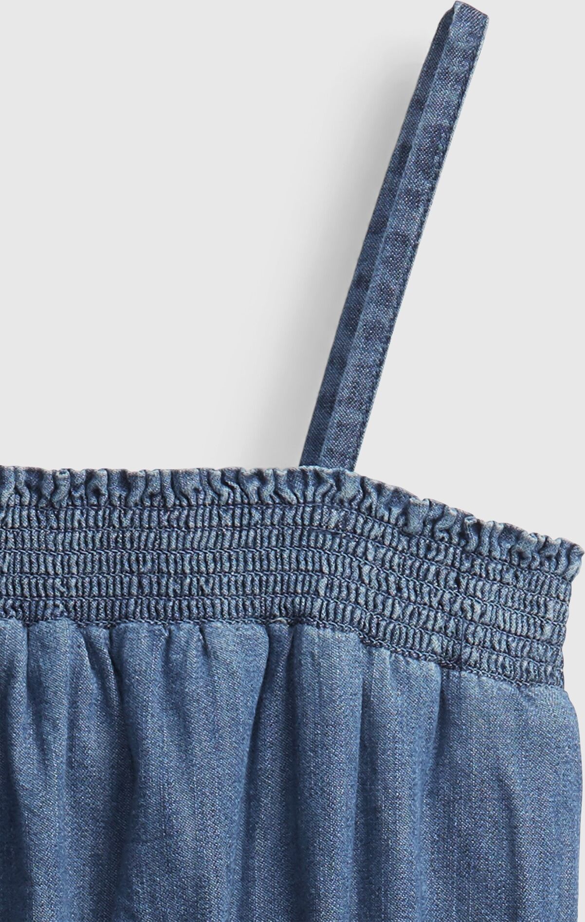 GAP Strappy Smoked Overal dětský Modrá - XS - obrázek 4
