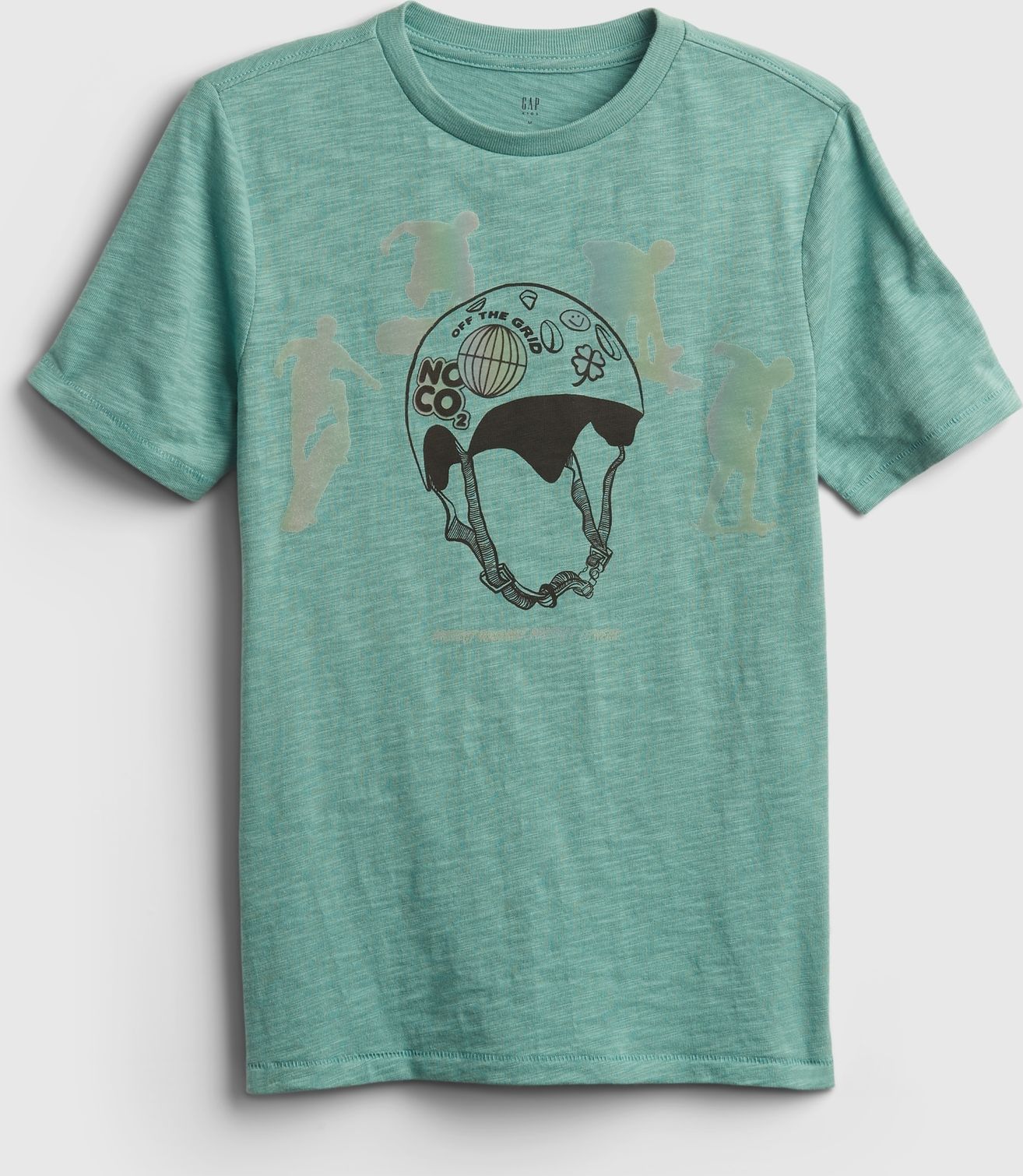 Dětské tričko graphic flash t-shirt Zelená - XS - obrázek 1