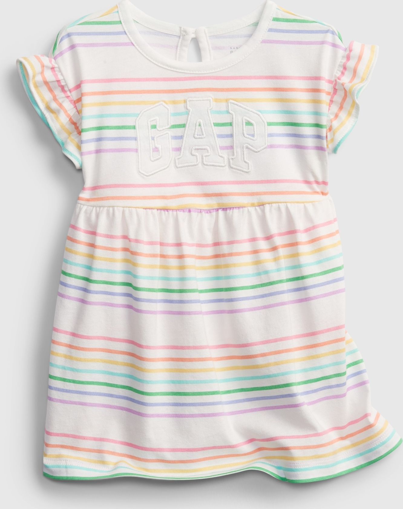 Baby šaty GAP Logo arch dress Barevná - 0-3M - obrázek 1
