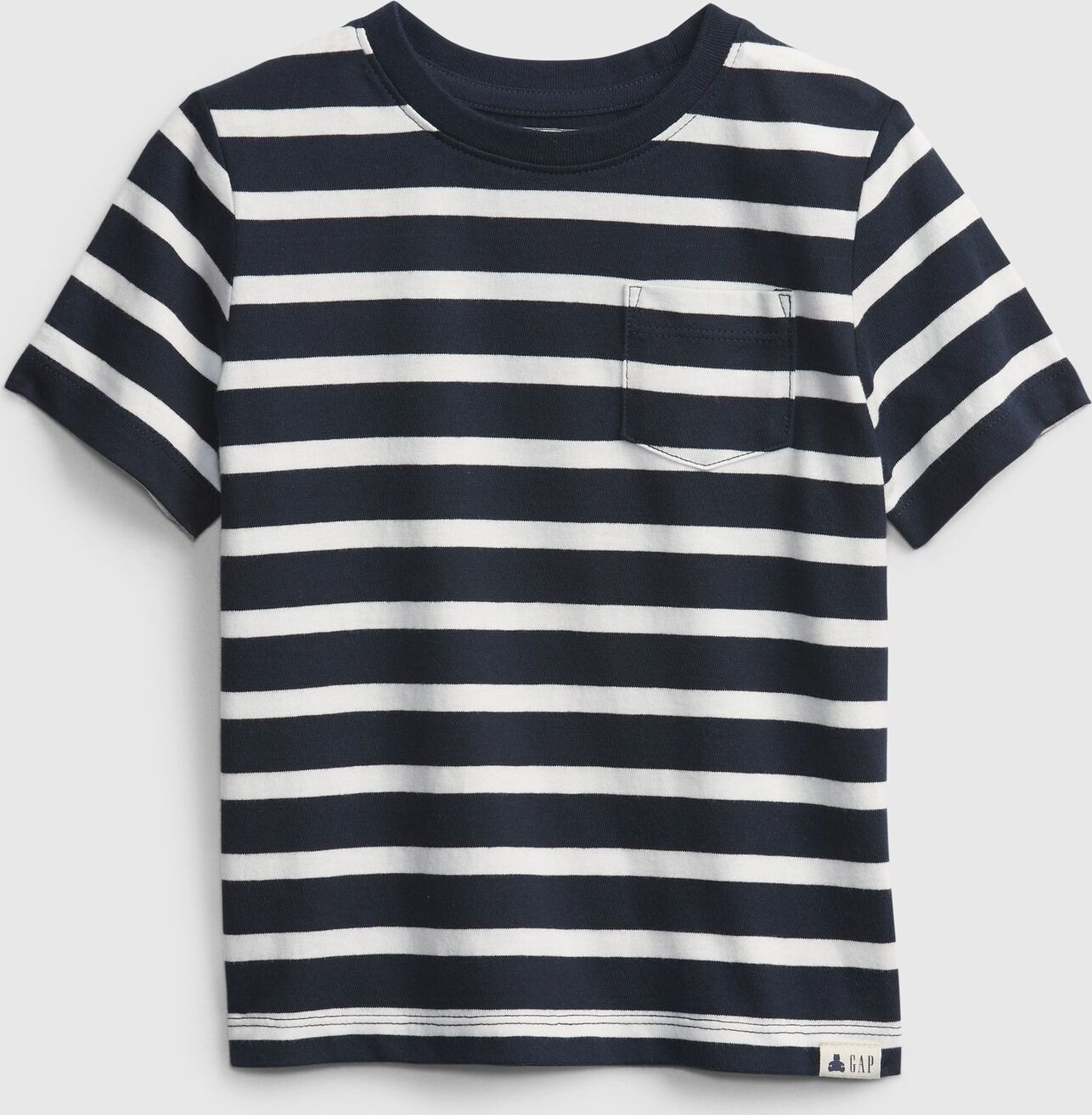 Dětské tričko ptf ss stripe Modrá - 18-24M - obrázek 1