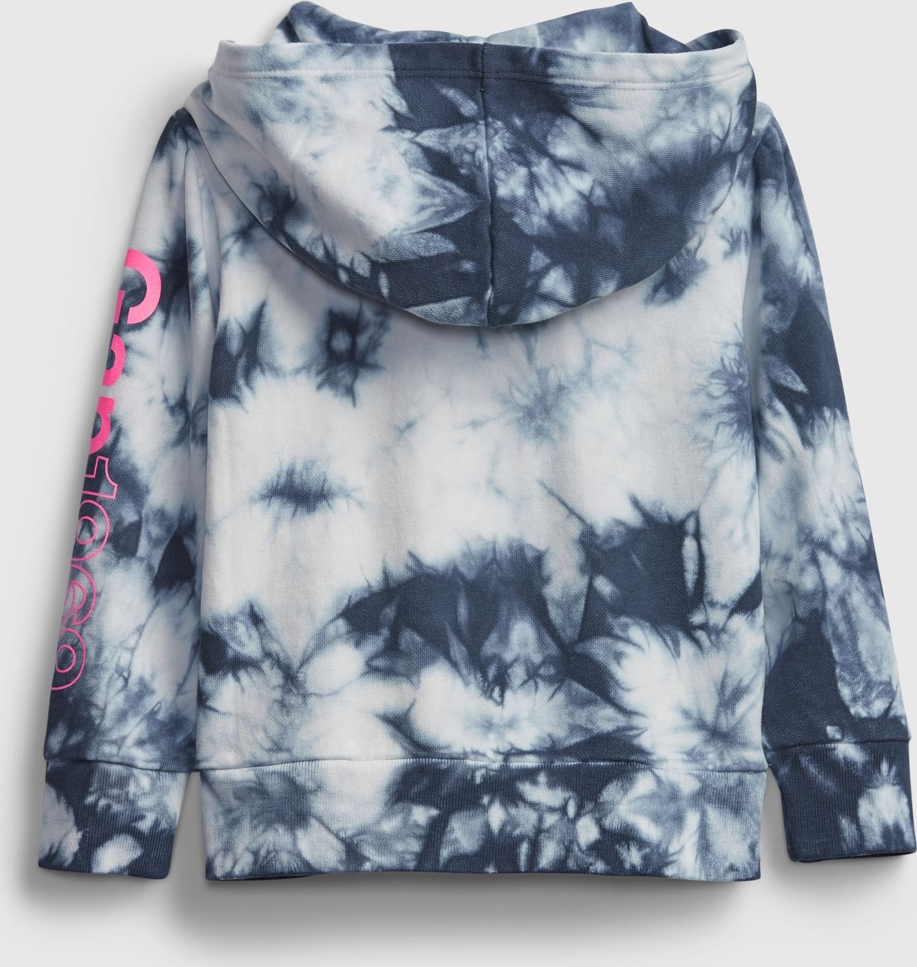 GAP Tie-Dye Mikina dětská Modrá Bílá - 2YRS - obrázek 2