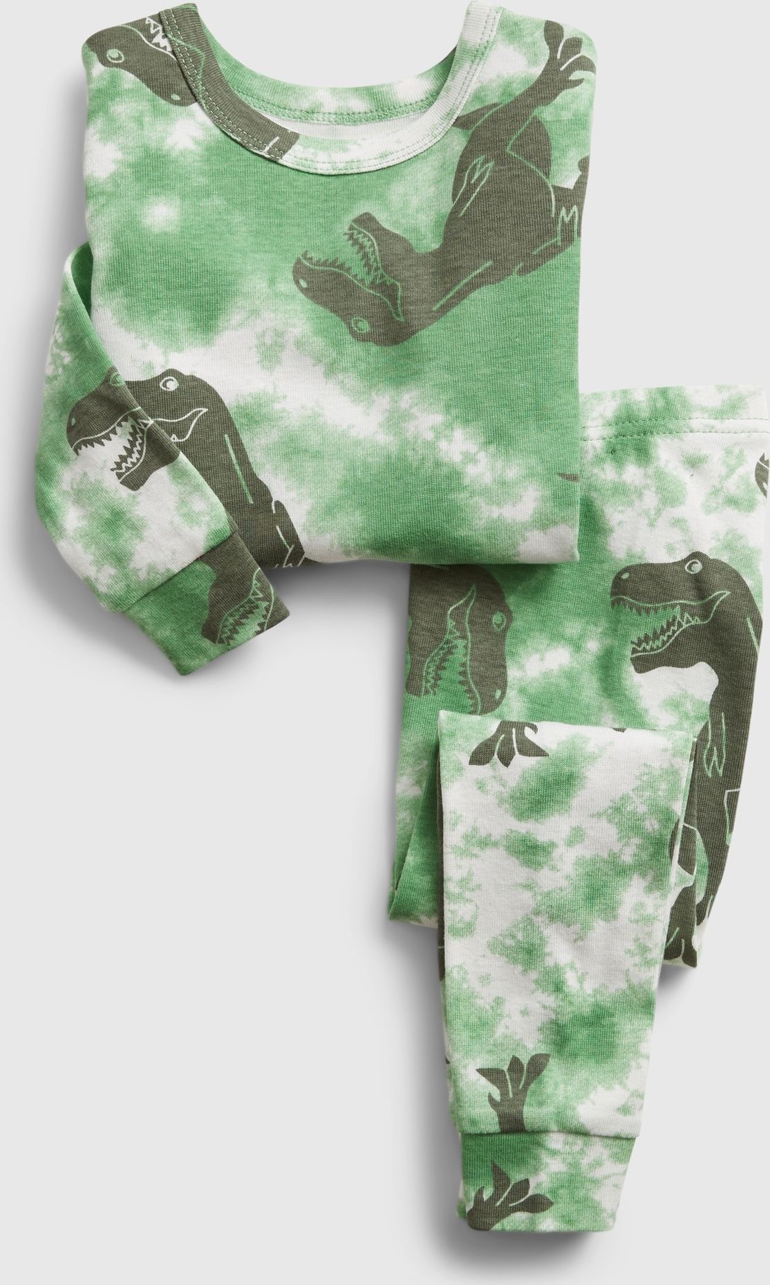 Dětské pyžamo gap dinosaur graphic pj set Zelená - 12-18M - obrázek 1