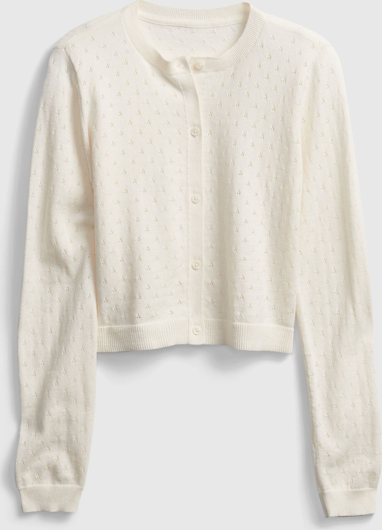 Dětský svetr knit cardigan Béžová - XS - obrázek 1