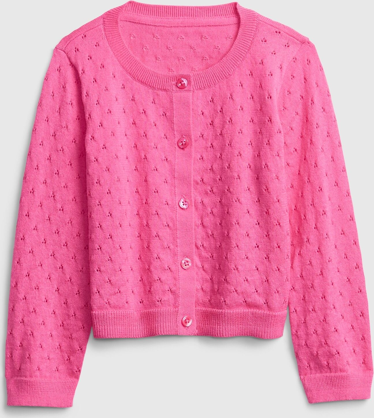 GAP Est Fast Cardi Svetr dětský Růžová - 12-18M - obrázek 1