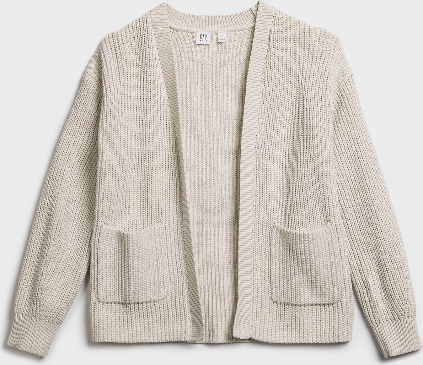 GAP Cardigan dětský Bílá Béžová - S - obrázek 1
