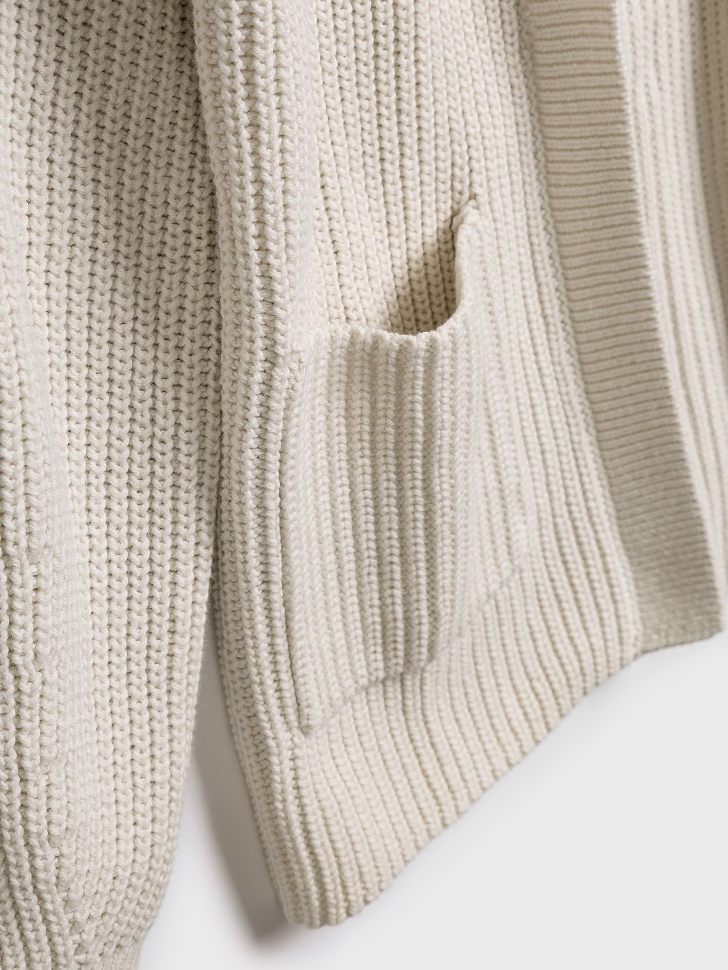 GAP Cardigan dětský Bílá Béžová - S - obrázek 3