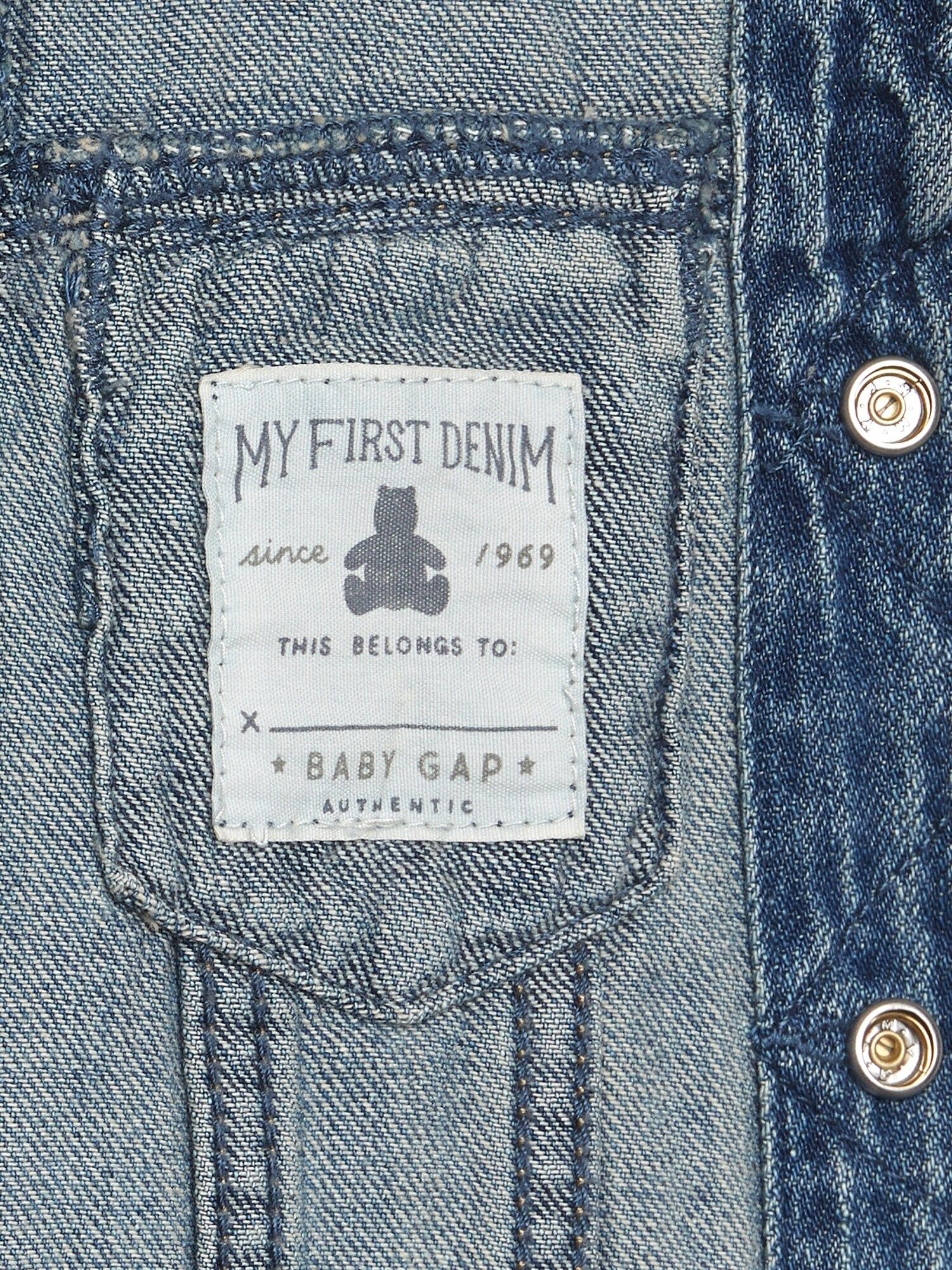 GAP Bunda dětská Modrá - 0-6M - obrázek 3