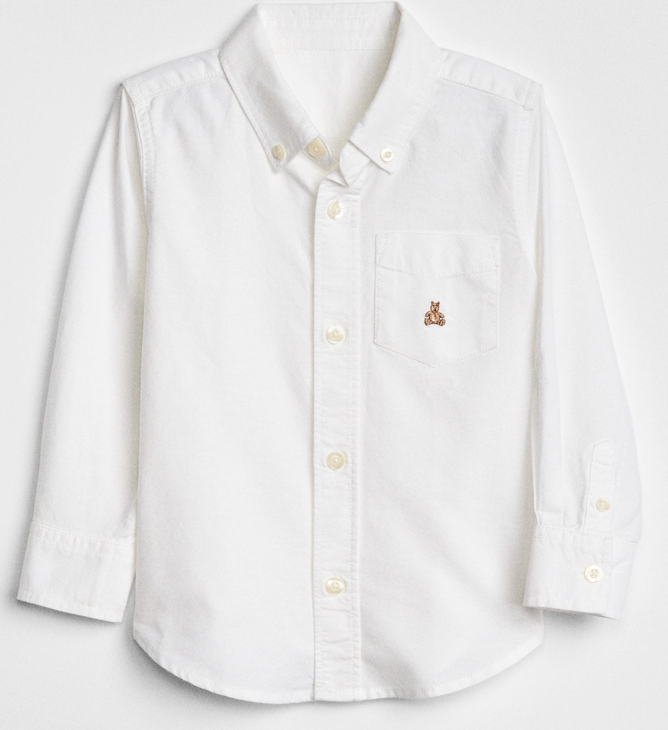 GAP Oxford Button-Down Košile dětská Bílá - 2YRS - obrázek 1