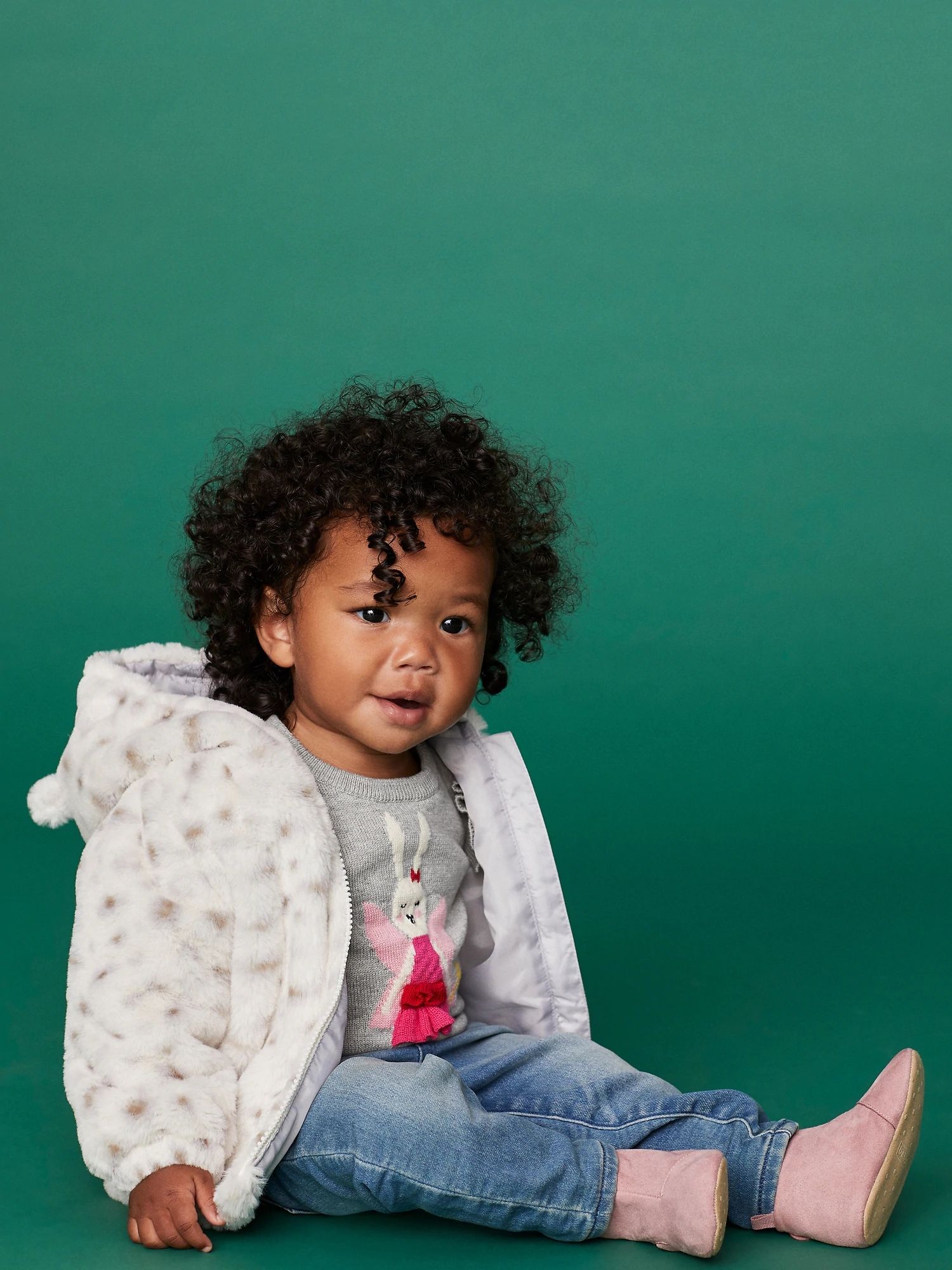 GAP Jeans dětské Modrá - 0-3M - obrázek 4